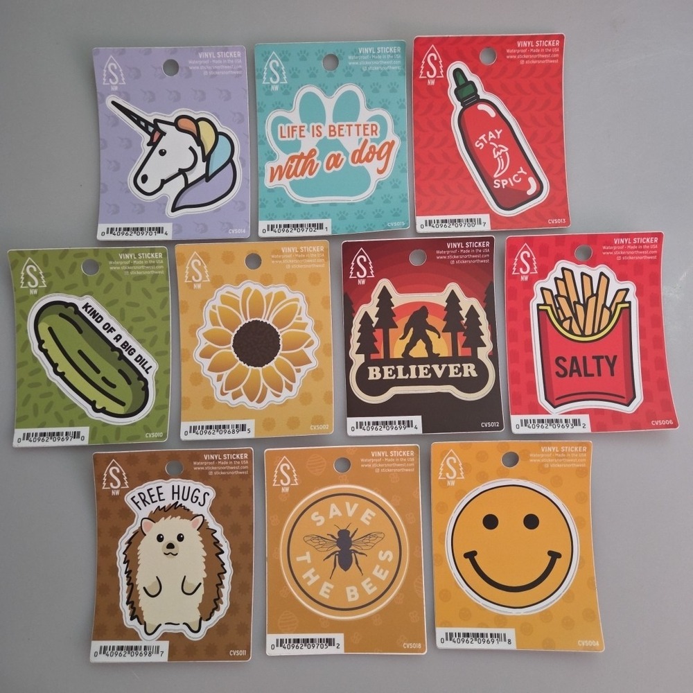 Stickers Northwest Vinyl Waterproof qty‎ 10 Stickers